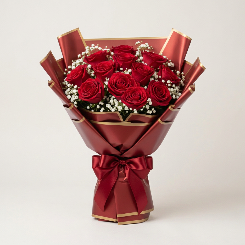 Buquê de 12 Rosas